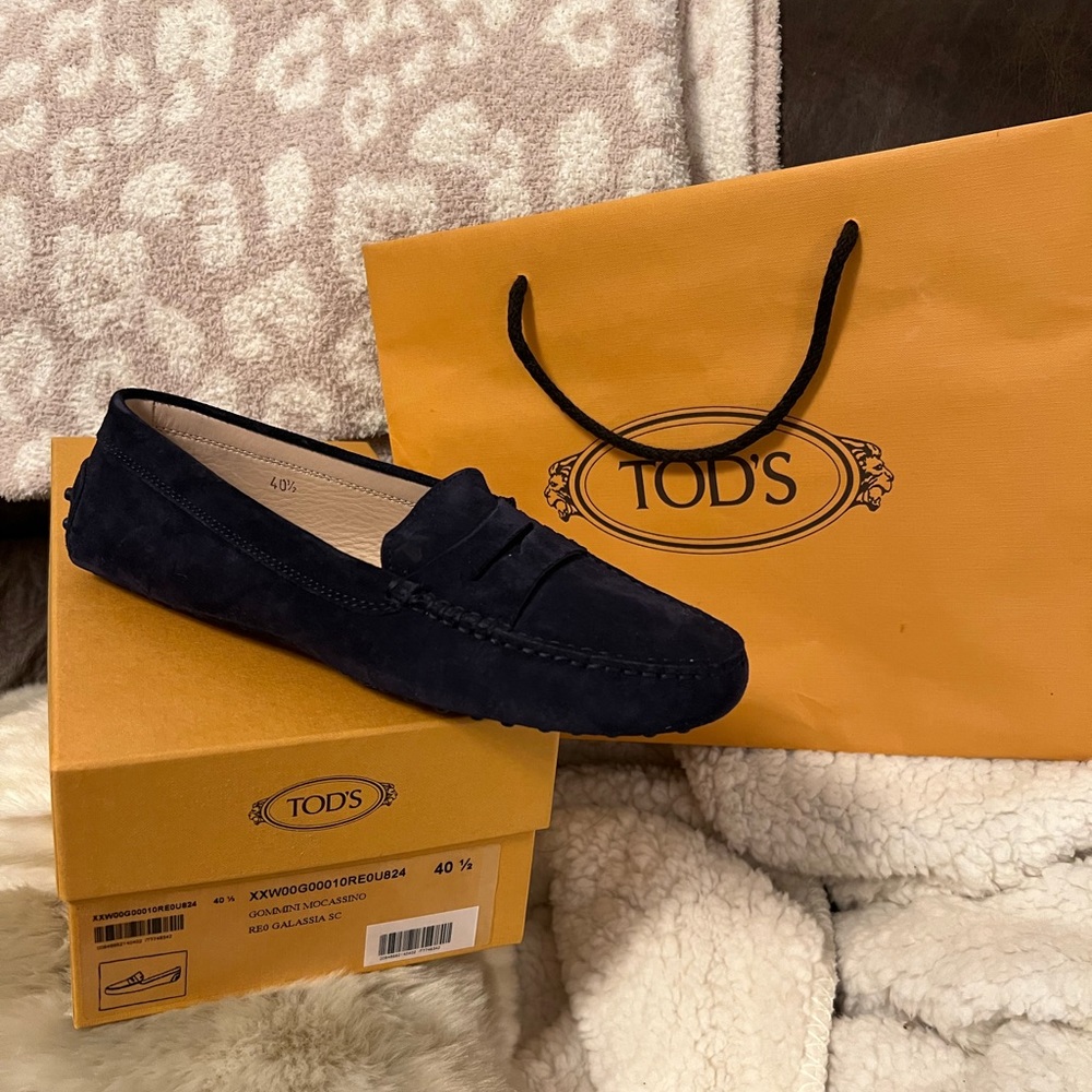 Tod’s Gommino Driving Shoes in Suede